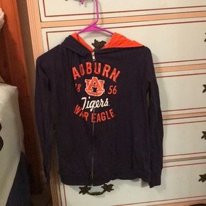 Auburn zip-up hoodie
